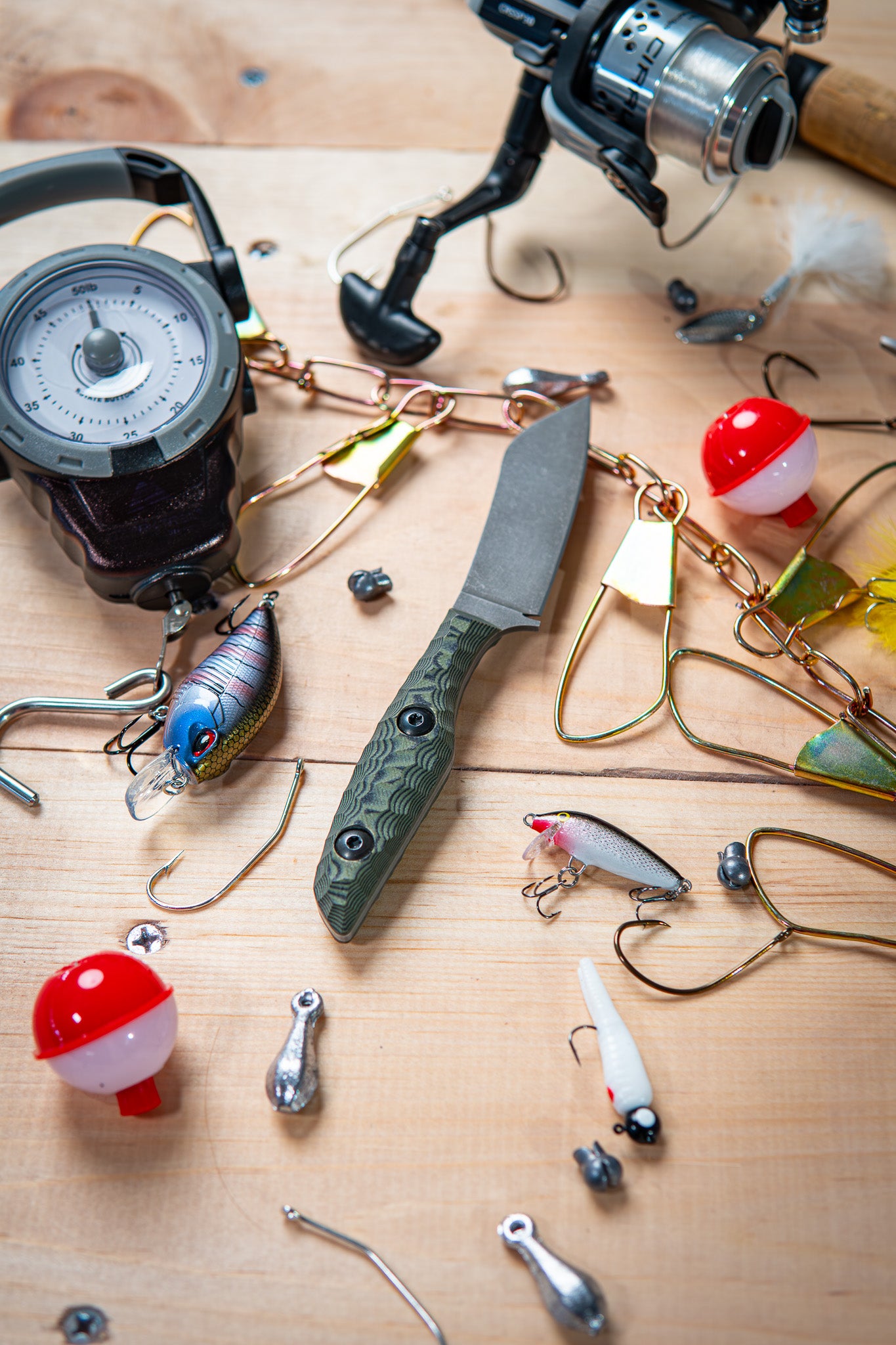 The Flounder - Green & Black