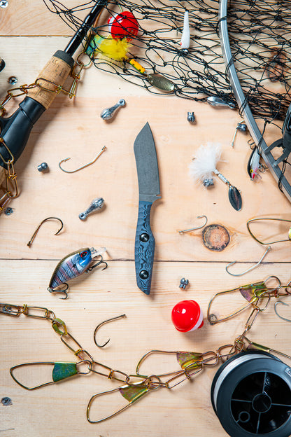 The Flounder - Gray & Black