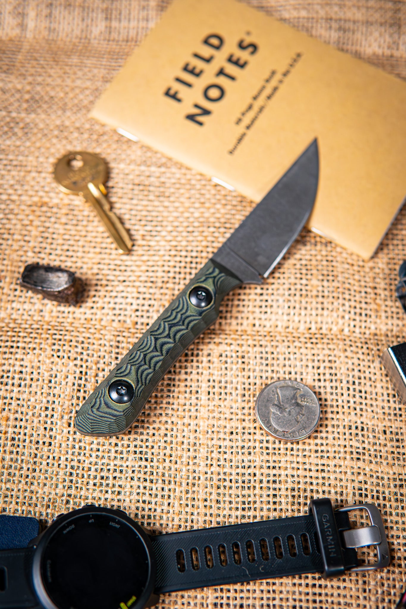 The Ember - Green & Black