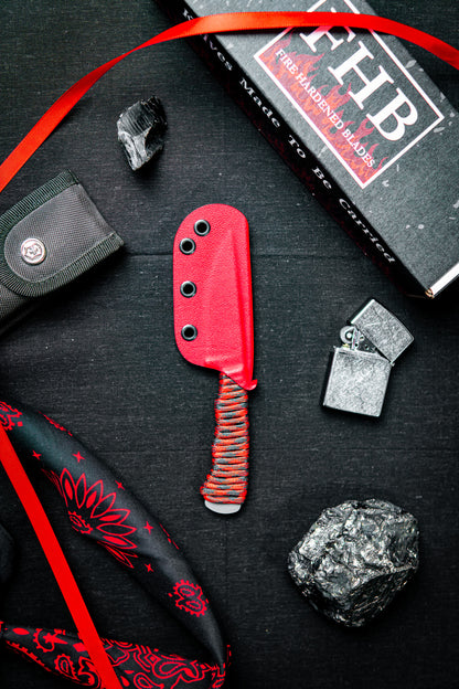 The Blackbuck - Crimson Red & Black