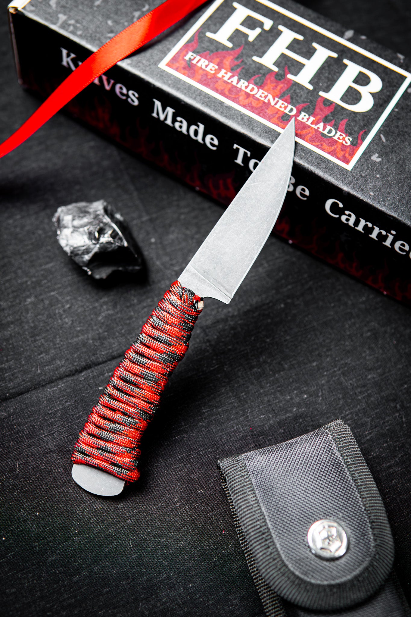 The Blackbuck - Crimson Red & Black