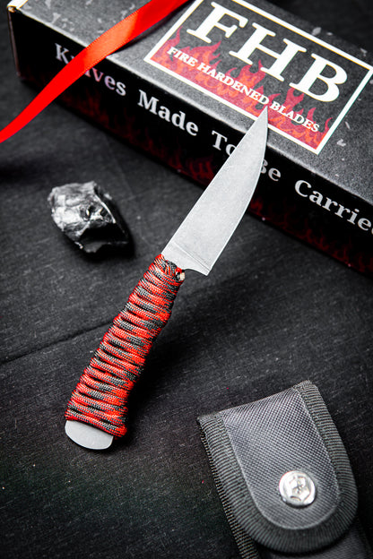 The Blackbuck - Crimson Red & Black