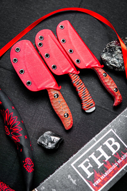 Full Set- Crimson Red & Black