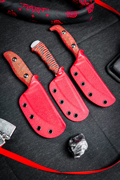 Full Set- Crimson Red & Black