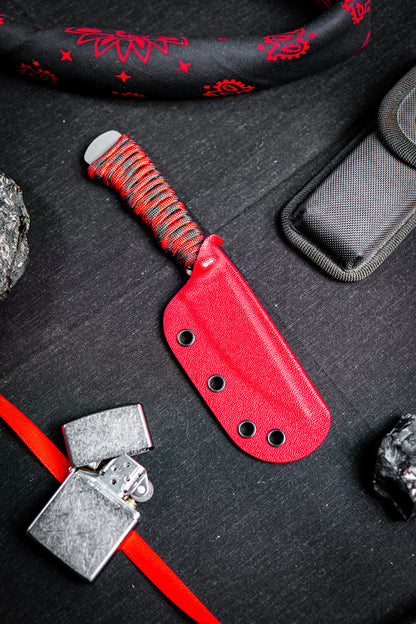 The Blackbuck - Crimson Red & Black