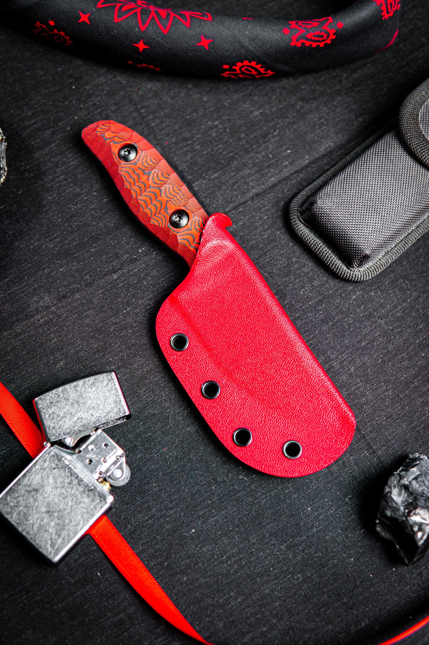 The Duchess 2.0 - Crimson Red & Black