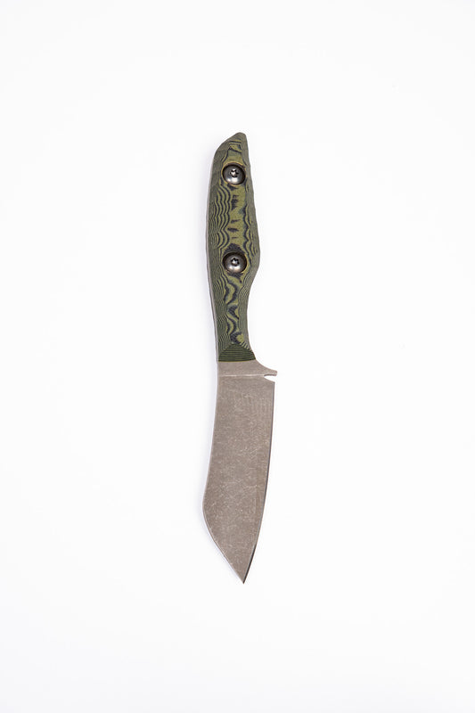 The Flounder - Green & Black