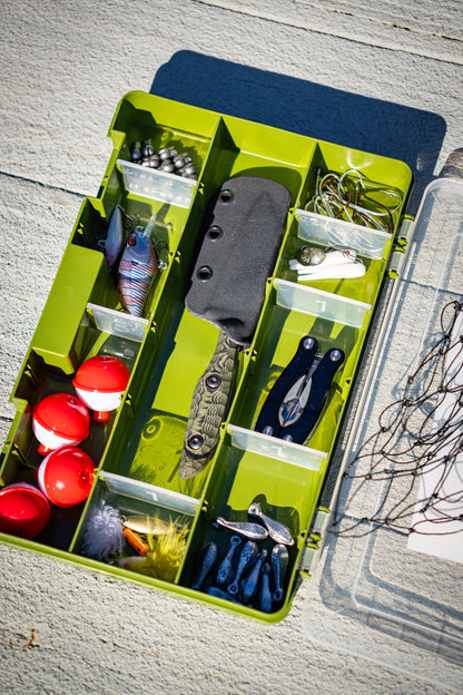 The Flounder - Green & Black